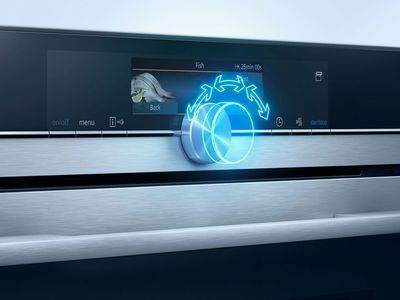 西门子Backofen: Kochen麻省理工学院intelligenten设置麻省理工学院cookControl +